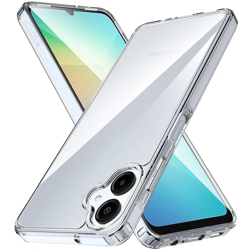 Anoowkoa Handyhülle für Samsung Galaxy A06 Hülle CASE Cover[Stoßfeste TPU und PC Hybrid Durchsichtige Handyhülle ] Dünne Durchsichtige TPU Schutzhülle von Anoowkoa