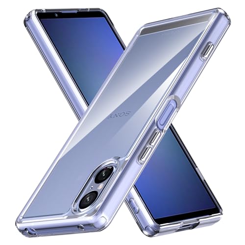 Anoowkoa Handyhülle für Sony Xperia 5 V Hülle CASE Cover[Stoßfeste TPU und PC Hybrid Durchsichtige Handyhülle ] Dünne Durchsichtige TPU Schutzhülle von Anoowkoa