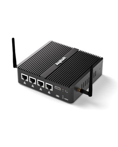 Anphurk Win10 Pro Mini PC,Celeron Prozessor J4125(Bis zu 2.7GHz, Cache 4 MB, TDP 10W),16GB DDR4 RAM 512GB MSATA SSD,Micro Desktop Computer Unterstützung 4K 30HZ Bildschirm,6xUSB,WiFi4,BT4.0,4X LAN von Anphurk