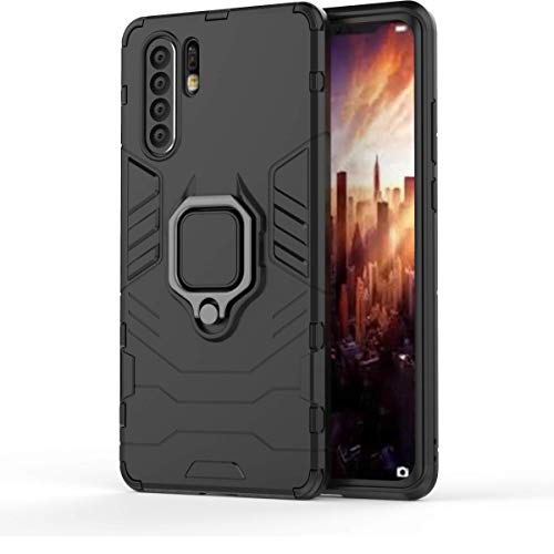 Anreixx Hülle Kompatibel mit Huawei P30 Pro, Gepanzerte Handyhülle mit Autohalterung und Kickstand, Harte PC und weiche TPU Dual-Layer Ganzkörper-Schutzhülle von Anreixx