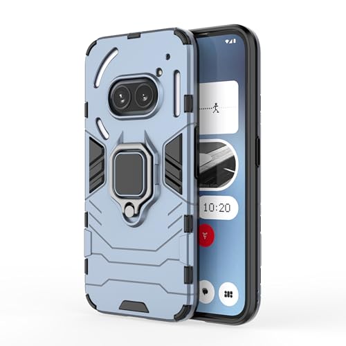 Anreixx Hülle Kompatibel mit Nothing Phone 2a, Militärische Panzertasche mit Autohalterung und Kickstand, Harte PC und weiche TPU Dual-Layer Ganzkörper-Schutzhülle von Anreixx