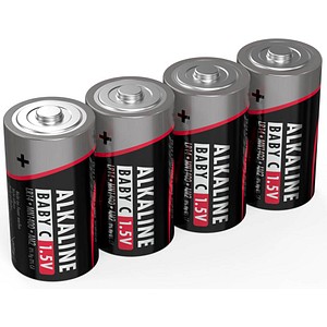 4 ANSMANN Batterien Red Alkaline Baby C 1,5 V von Ansmann