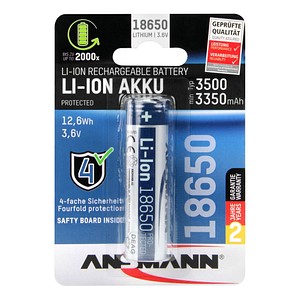 ANSMANN Akku 18650 18650 3.500 mAh von Ansmann