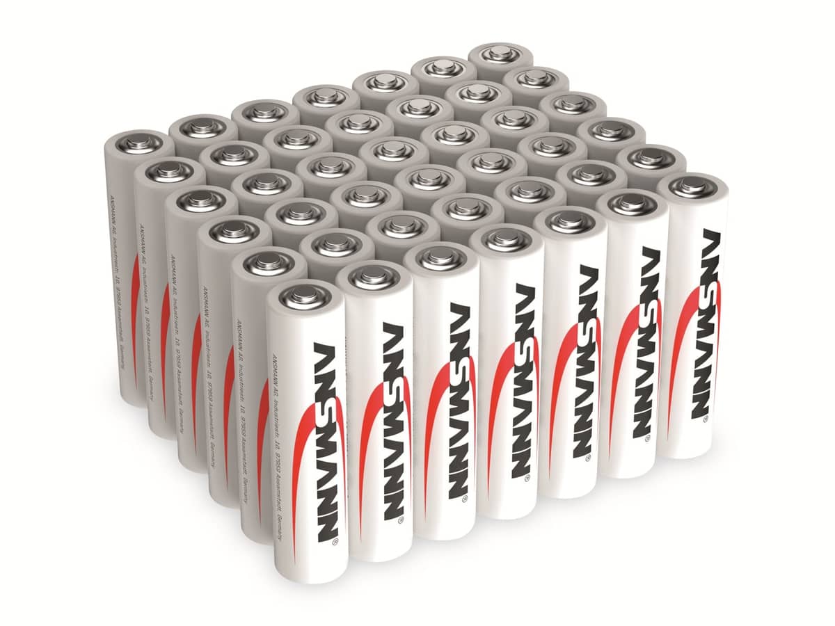 ANSMANN Micro-Batterie-Set, Alkaline, 42 Stück von Ansmann