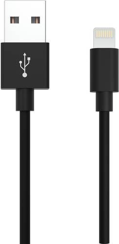 Ansmann Apple iPad/iPhone/iPod Ladekabel [1x USB 2.0 Stecker A - 1x Apple Lightning-Stecker] 2.00m S von Ansmann