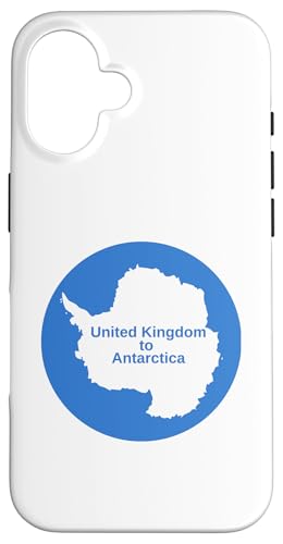 Hülle für iPhone 16 Von Großbritannien in die Antarktis von AntarcticaGoods