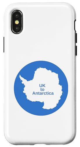 Hülle für iPhone X/XS Von Großbritannien in die Antarktis von AntarcticaGoods