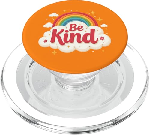 Sei nett Rainbow Stop Mobbing Kindness Orange Unity Day PopSockets PopGrip für MagSafe von Anti Bullying Unity Day Merch Co.