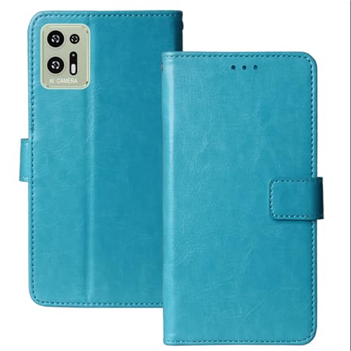 Anybird Flip Leder Tasche Hülle Für XGODY S22 4G 6" Lederhülle Handyhülle Schutzhülle Handytasche Handy Etui Cover Case Abdeckung (Blau) von Anybird