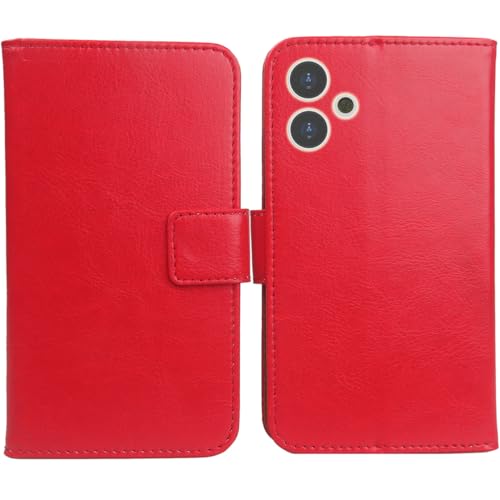 Anybird Rot Premium PU Leder Tasche Schutz Hülle Handy Case Wallet Cover Etui Ledertasche Für NUU N10 6.6" von Anybird