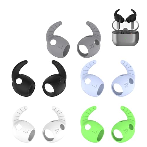 5 Paar Silikon Ohrhörer Ohrstöpsel Case Geeignet für Samsung Galaxy Buds 3 Pro Bluetooth Headset Ohrhörer Silikon Anti-Rutsch Ohrhörer Ohrstöpsel Ohrstöpsel von Aoyygg