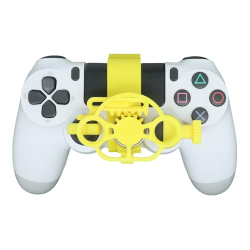 Aoyygg Mini Rennsport-Lenkrad,Controller-Rad für PS4 Spiel-Controller 3D-Druck Lenkrad für PS4 Game Controller Ersatz-Zubehör (Green) von Aoyygg