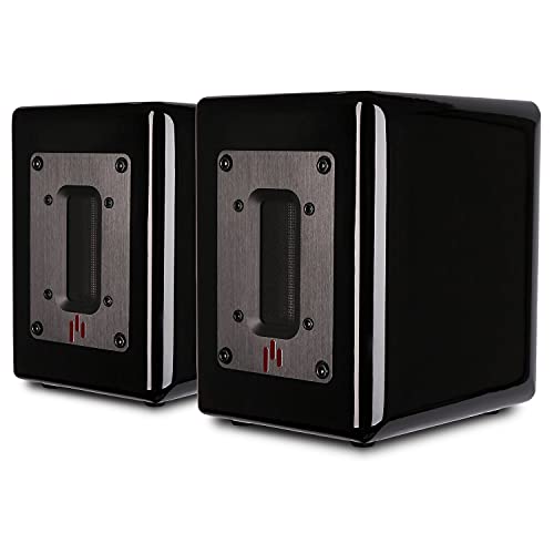 Aperion Audio RST MKII Aluminium-Ribbon Super Hochtöner-Paar für Heimkino, Stereo-Lautsprecher, HiFi, Audiophil, Ultra-High-End-Frequenzgang bis zu 40 kHz, Paar (glänzendes Schwarz) von Aperion Audio