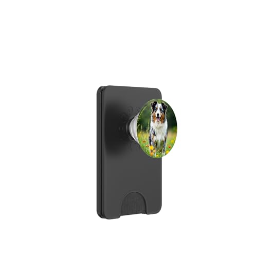 Australischer Schäferhund Hund Australian Shepherd Tiere PopSockets PopWallet für MagSafe von ApiDesign