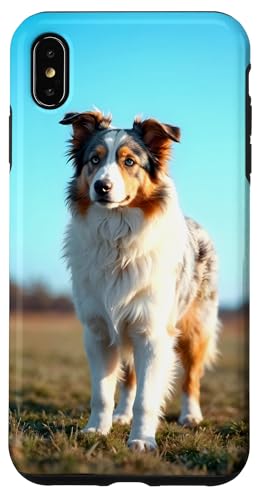 Hülle für iPhone XS Max Australischer Schäferhund Hund Australian Shepherd Tiere von ApiDesign