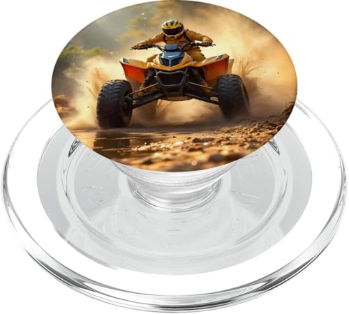 Quad ATV Quad Fahrer 4-Rad-Enthusiast Quad-Fan Off-Roader PopSockets PopGrip für MagSafe von ApiDesign