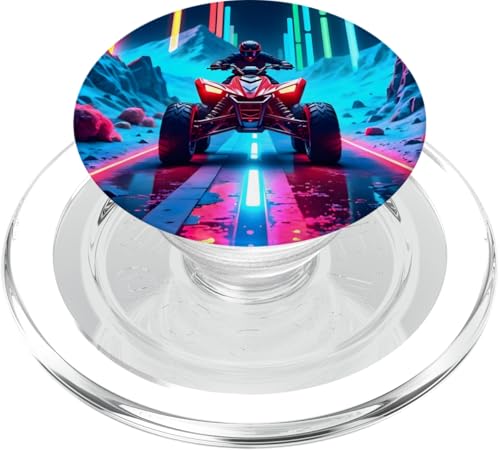 Quad ATV Quad Fahrer 4-Rad-Enthusiast Quad-Fan Off-Roader PopSockets PopGrip für MagSafe von ApiDesign