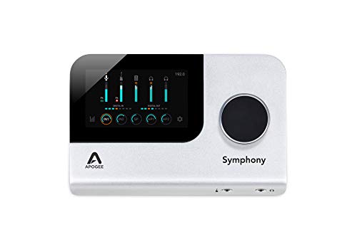 Apogee Symhony Desktop 10 In x 14 Out Desktop Audio-Interface (Symphony-Serie Wandlern und DSP-Effekten, professionelle Audioaufnahmen, Dynamic Touch Screen Display) von Apogee