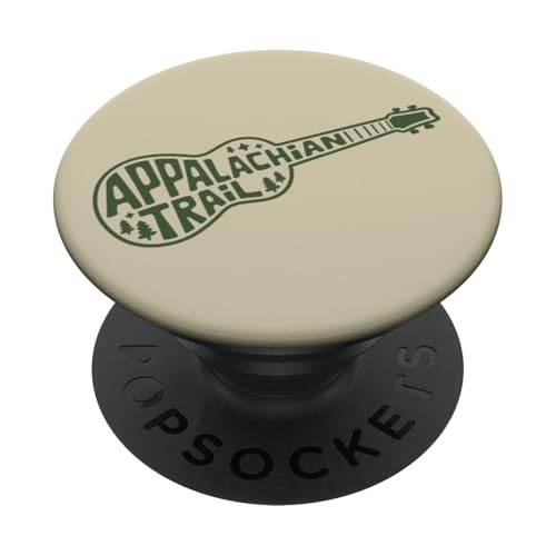 Appalachian Trail Acoustic Guitar Design Retro Hiking PopSockets mit austauschbarem PopGrip von Appalachian Basecamp by Giant Step