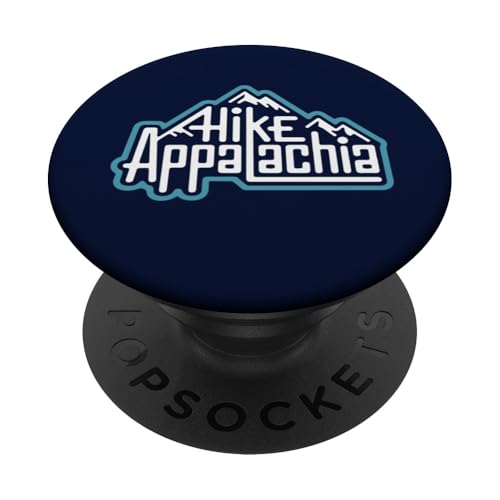 Hike Appalachia Retro Hiking Appalachian Trail Mountain PopSockets mit austauschbarem PopGrip von Appalachian Basecamp by Giant Step