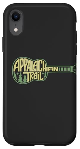 Hülle für iPhone XR Appalachian Trail Acoustic Guitar Design Retro Hiking von Appalachian Basecamp by Giant Step