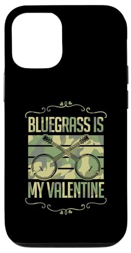 Hülle für iPhone 13 Pro Bluegrass Is My Valentine Lustige Banjo-Liebe zum Valentinstag von Appalachian Style Bluegrass Banjo Player Merch