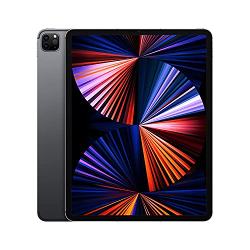 Apple 2021 iPad Pro (12,9", Wi-Fi + Cellular, 128 GB) - Space Grau (5. Generation) (Generalüberholt) von Apple