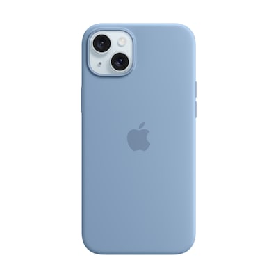 Apple Original iPhone 15 Plus Silicone Case mit MagSafe - Winterblau von Apple