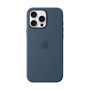 Apple Silikon Case Handy-Cover für Apple iPhone 16 Pro Max denim von Apple