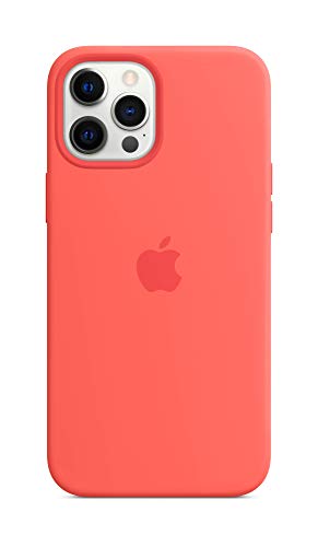 Apple Silikon Case mit MagSafe (für iPhone 12 Pro Max) - Zitruspink - 6.7 Zoll von Apple