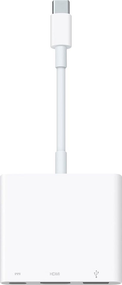 Apple USB-C Digital AV MultApple iPort Adapter Smartphone-Adapter Lightning zu HDMI, USB Typ A, USB-C von Apple