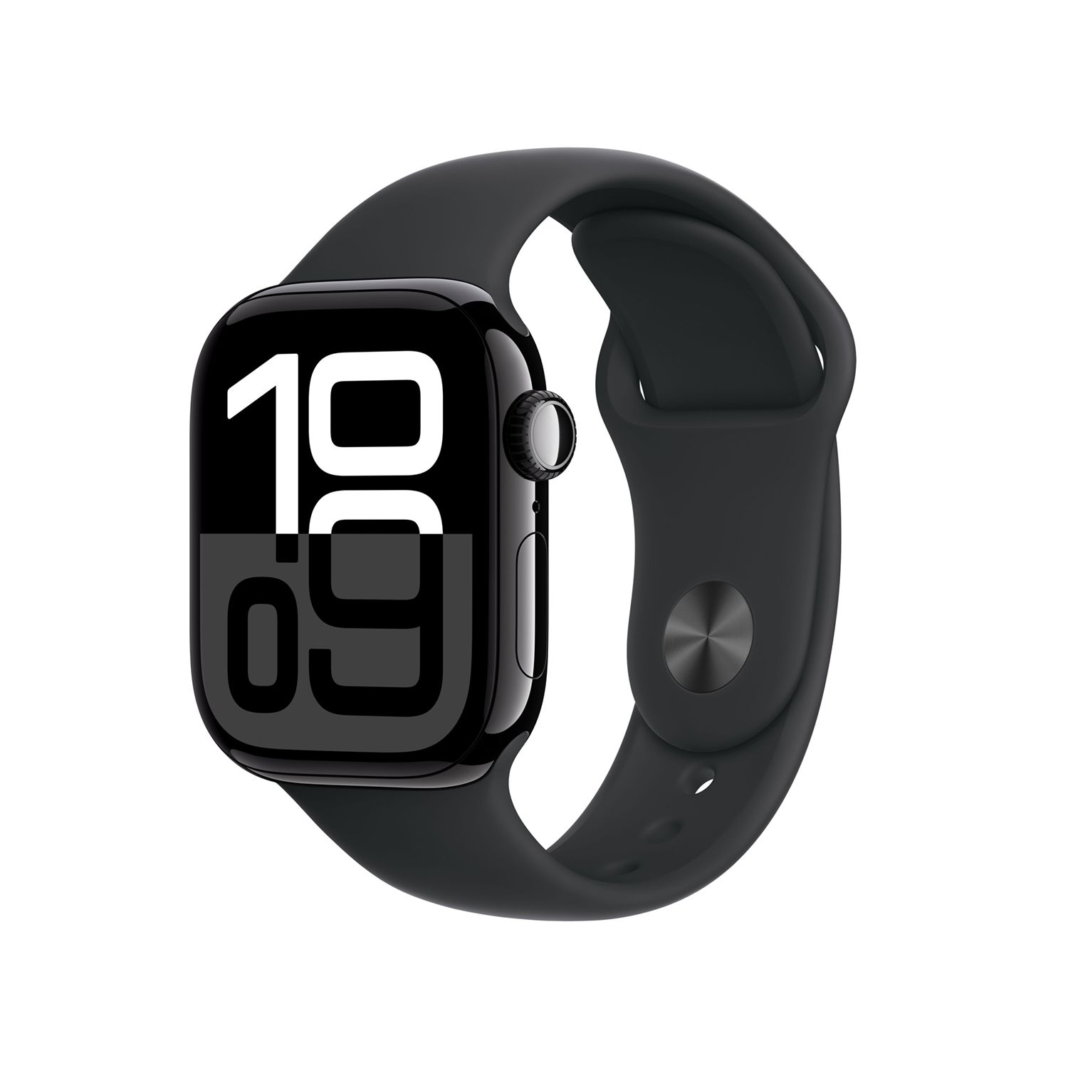 Apple Watch S10 Aluminium Cellular 42mm Diamantschwarz (Sportarmband schwarz) M/L von Apple