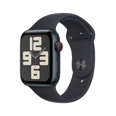 Apple Watch SE (2. Gen) LTE 44mm Alu Mitternacht Sportarmband Mitternacht - S/M von Apple