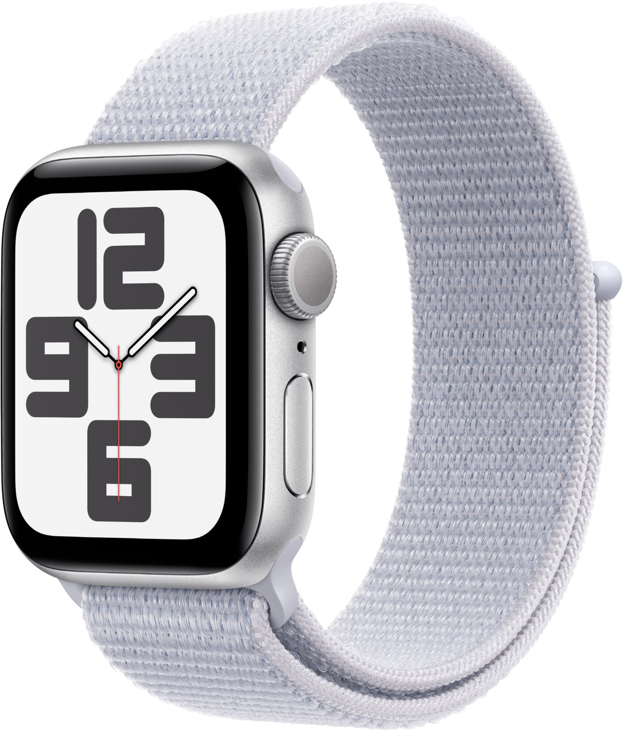 Apple Watch SE (40mm) GPS mit Sport Loop silber/blaue wolke von Apple