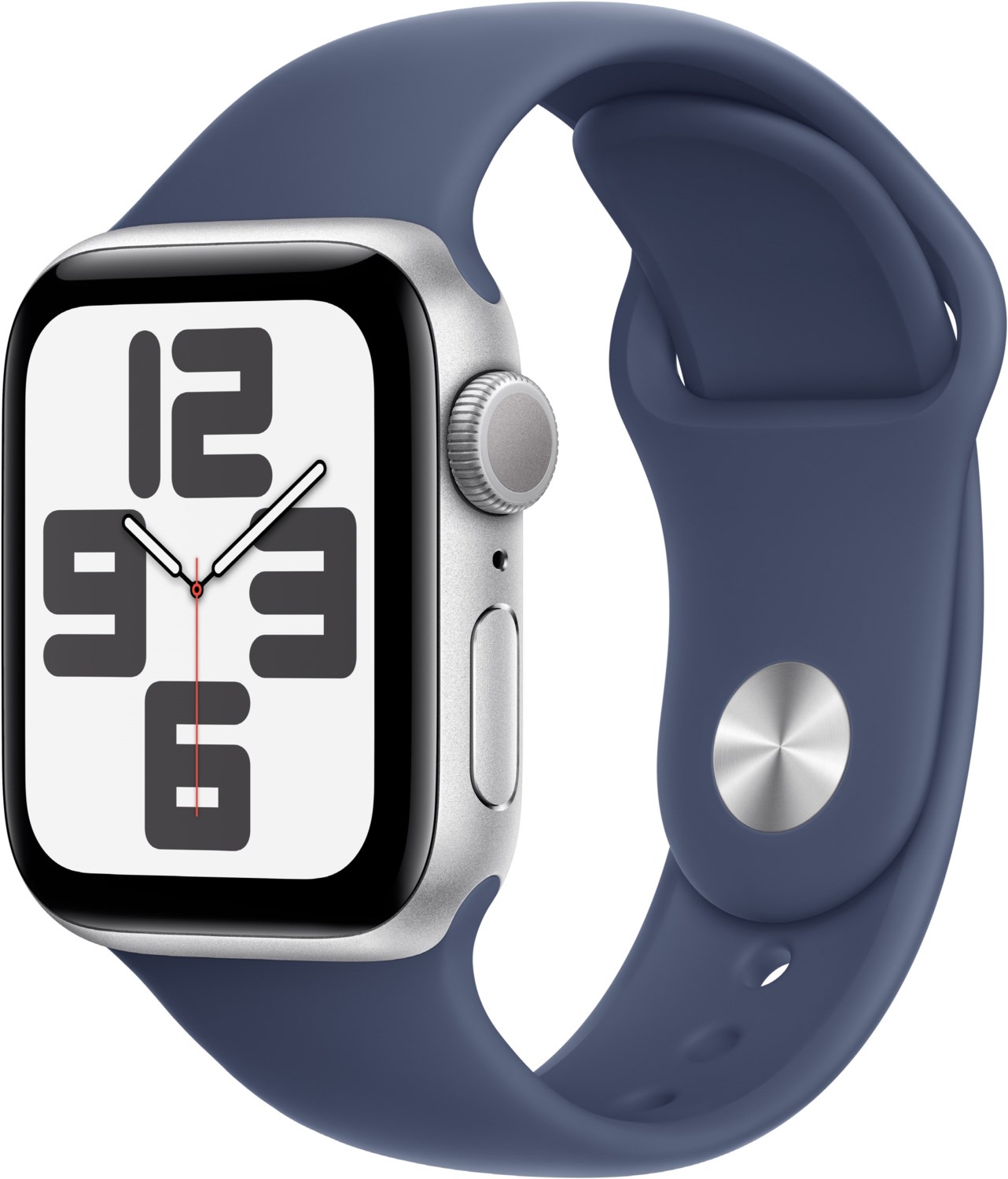 Apple Watch SE (40mm) GPS mit Sportarmband S/M silber/denim von Apple