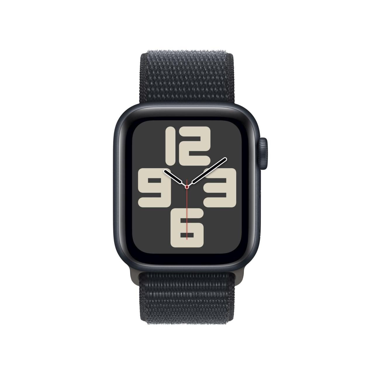 Apple Watch SE (GPS) 44mm Aluminiumgehäuse mitternacht, Sport Loop mitternacht von Apple