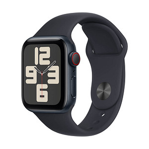 Apple Watch SE 40 mm (GPS+Cellular) Sportarmband M/L  mitternacht von Apple