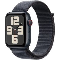 Apple Watch SE GPS + Cellular 44mm Alu Mitternacht Sport Loop Armband tinte von Apple