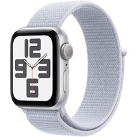 Apple Watch SE GPS 40mm Alu Silber Sport Loop Armband Blue Cloud von Apple