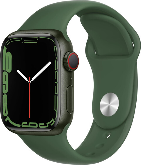 Apple Watch Series 7 41mm Cellular Aluminiumgehäuse grün mit Sportarmband grün von Apple