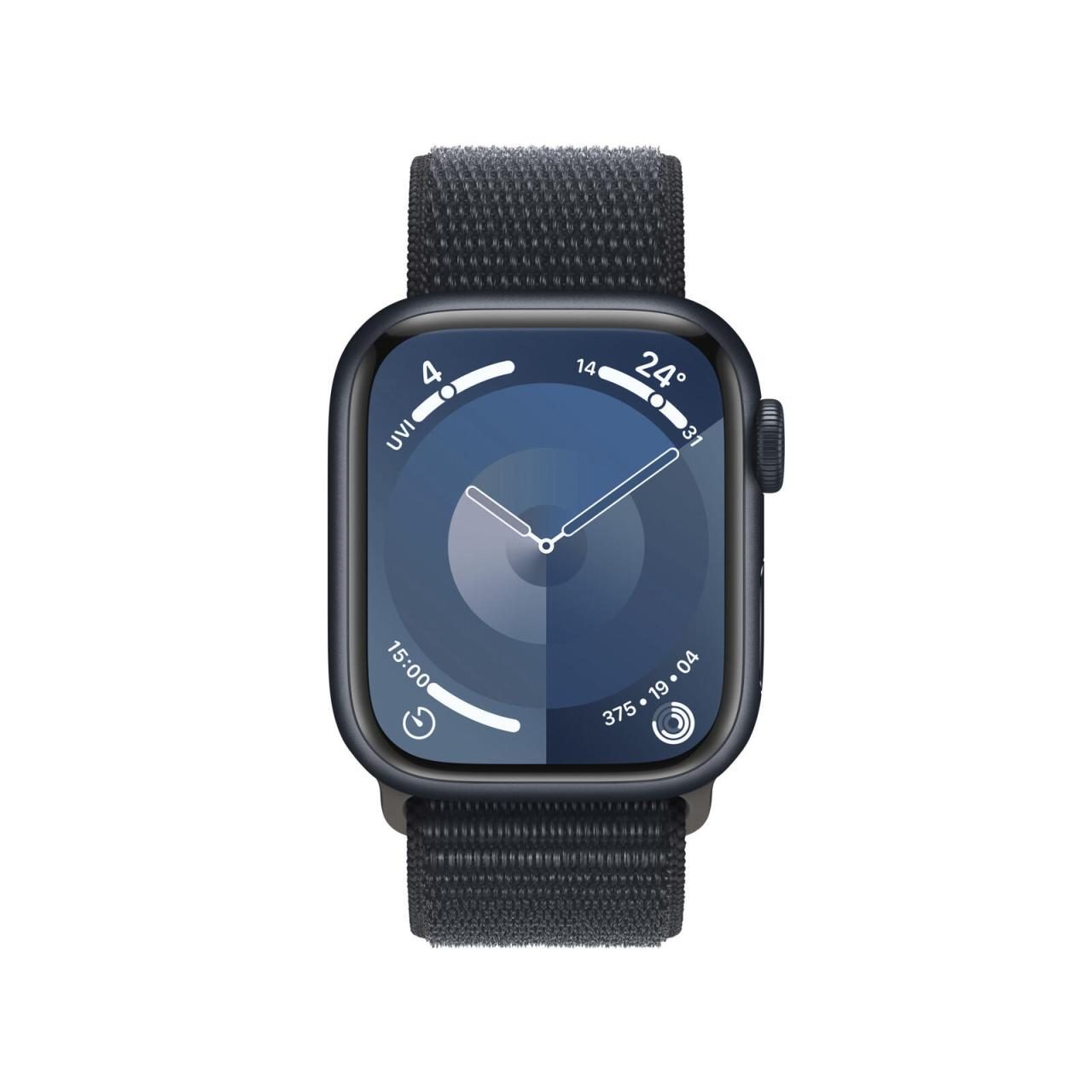 Apple Watch Series 9 (GPS + Cellular) 41mm Aluminiumgehäuse mitternacht, Spor... von Apple