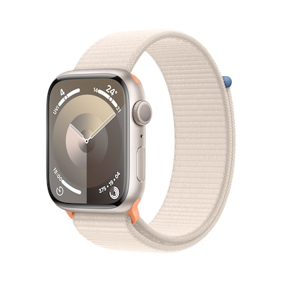 Apple Watch Series 9 GPS 45mm Aluminium Polarstern Sport Loop Polarstern von Apple