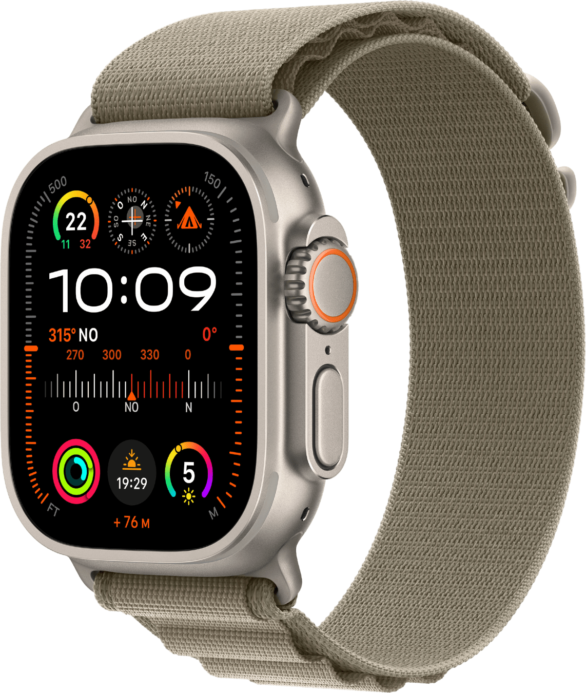 Apple Watch Ultra 2 GPS + Cellular, Titangehäuse, 49 mm von Apple