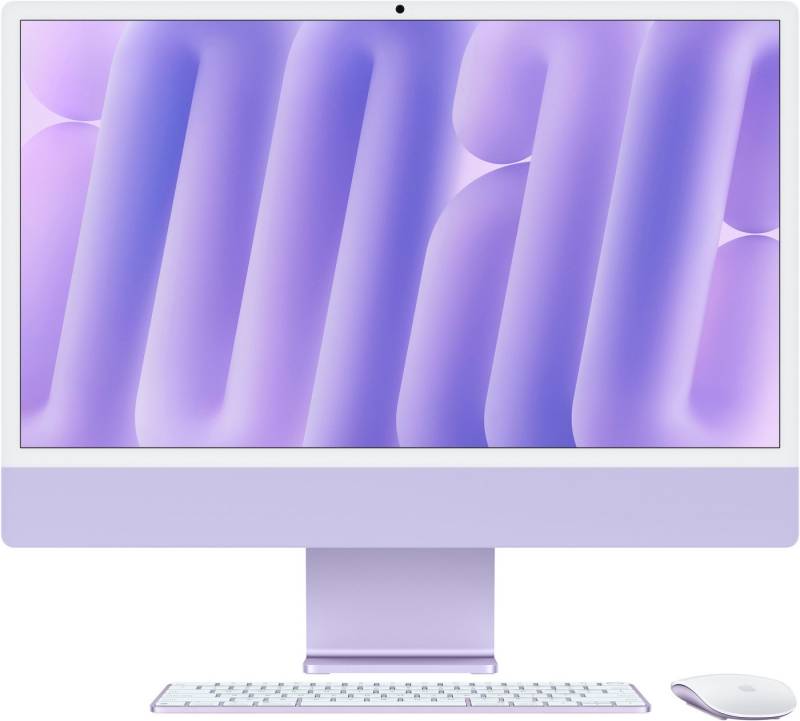 Apple iMac 24" iMac (23,5 Zoll, Apple Apple M4 M4, 8‑Core GPU, 16 GB RAM, 256 GB SSD) von Apple