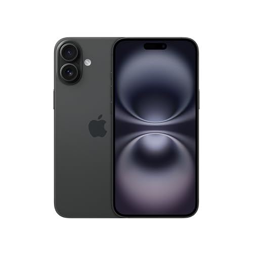 Apple iPhone 16 Plus 512 GB: 5G Handy mit Kamerasteuerung, A18 Chip und einem echten Boost für die Batterie. Funktioniert mit AirPods, Schwarz von Apple