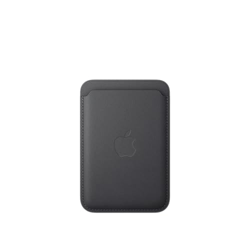 Apple iPhone Feingewebe Wallet mit MagSafe – Schwarz ​​​​​​​ von Apple