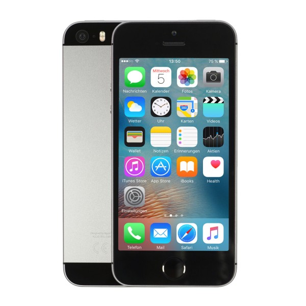 Apple iPhone SE Smartphone Handy 4 Zoll 16GB Speicher Space Grau von Apple