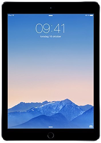 iPad Air 2, 9,7" Display mit WI-Fi + Cellular, 128 GB, 2014, Space Grau (Generalüberholt) von Apple