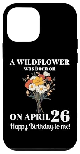 April Geburt Blume Zuckererbsen und Gänseblümchen 26. April Geburtstag Hülle für iPhone 12 mini von April BirthdayWildflower Designs