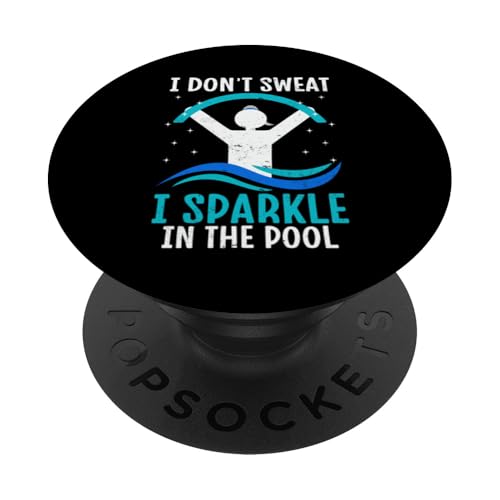 Aqua Aerobic Design Funny Water Aerobic Instructor PopSockets Klebender PopGrip von Aqua Aerobics Funny Designs